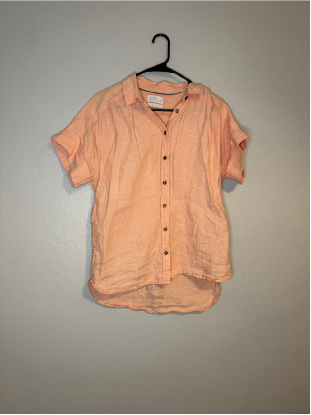 J.Crew Baird McNutt Irish Linen Relaxed Shirt XS